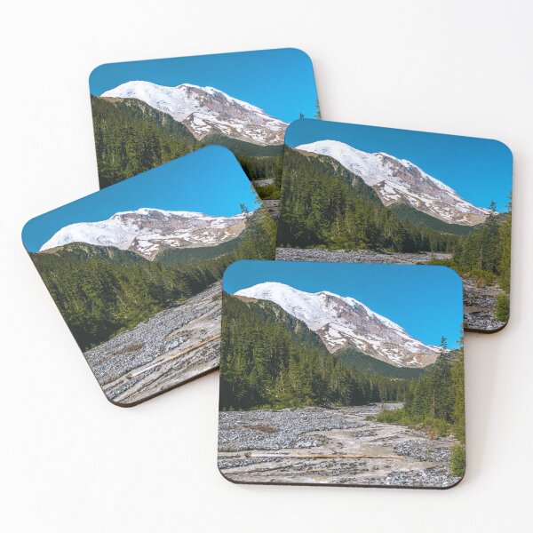 Item preview, National Park Landscape with Mt Rainier Above White River designed and sold by Open Range Studios.