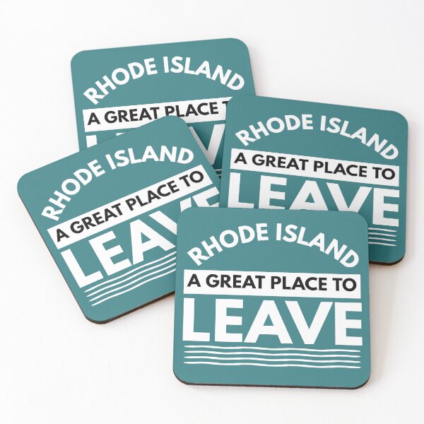 Item preview, Rhode Island A Great Place To Leave! Funny Travel Rhode Islander Gift designed and sold by CuddleStore.