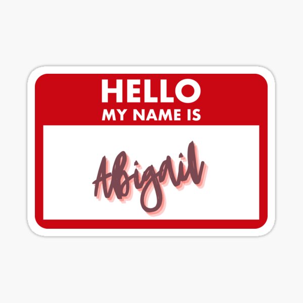 Sticker for Sale mit Hallo, mein Name ist Theo Namensschild von