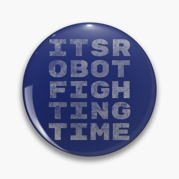 Item preview, Robot Fighting Time Block designed and sold by Robot Fight Club Apparel.