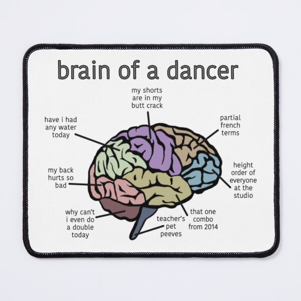 Item preview, The Brain Of A Dancer designed and sold by jayjayaleece.