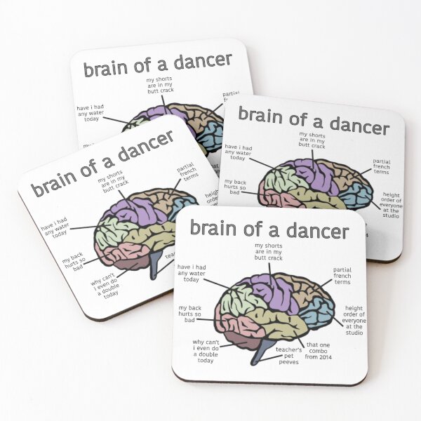 Item preview, The Brain Of A Dancer designed and sold by jayjayaleece.