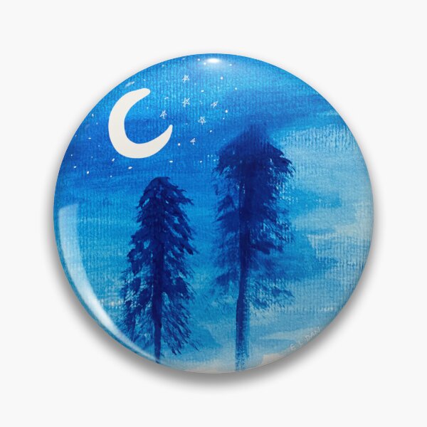 Item preview, Moon & Trees  designed and sold by RootedInCourage.