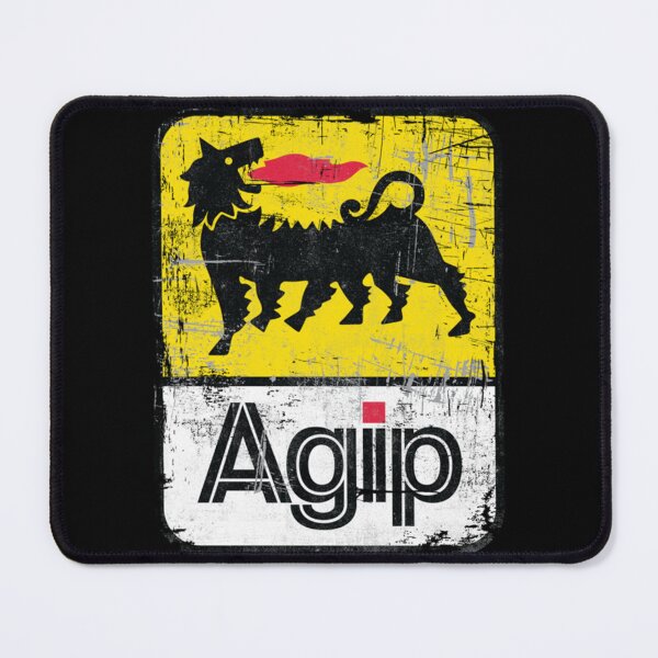 Item preview, AGIP Lubricants Logo 1968 – 1998 Distressed version  .   designed and sold by blancasi.