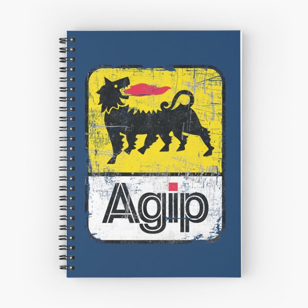 Item preview, AGIP Lubricants Logo 1968 – 1998 Distressed version  .   designed and sold by blancasi.