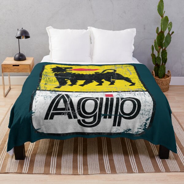Item preview, AGIP Lubricants Logo 1968 – 1998 Distressed version  .   designed and sold by blancasi.