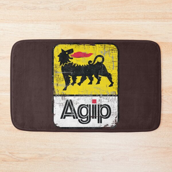 Item preview, AGIP Lubricants Logo 1968 – 1998 Distressed version  .   designed and sold by blancasi.