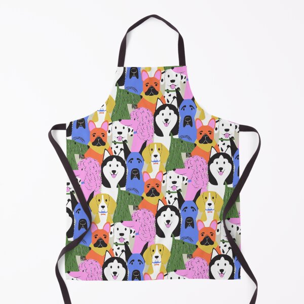 Item preview, Bright, Colorful Dogs including poodle, french bull dog, beagle, great dane, husky, Scottie and dalmation designed and sold by Portia Monberg.