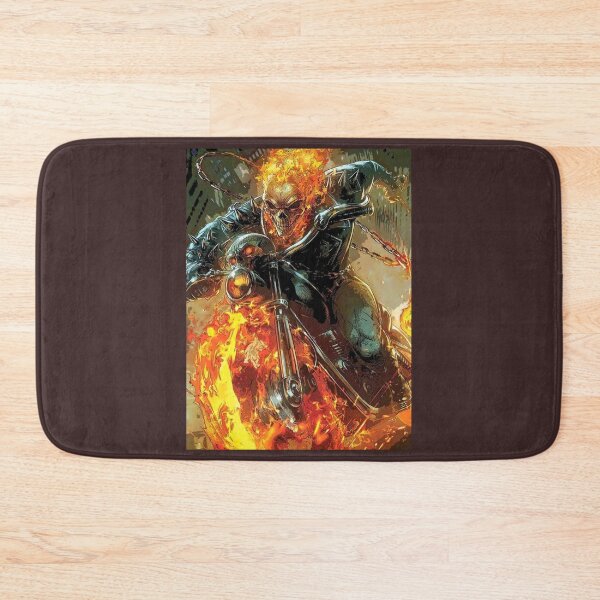Item preview, Ghost Rider Fire Skeleton On Motorcycle   designed and sold by blancasi.