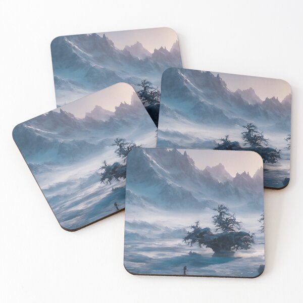 Item preview, Cold Dead Frozen Trees Winter Landscape designed and sold by ArtificialCraft.