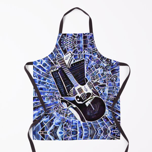 Item preview, Blue Fractal Guitar designed and sold by Artbellachi.