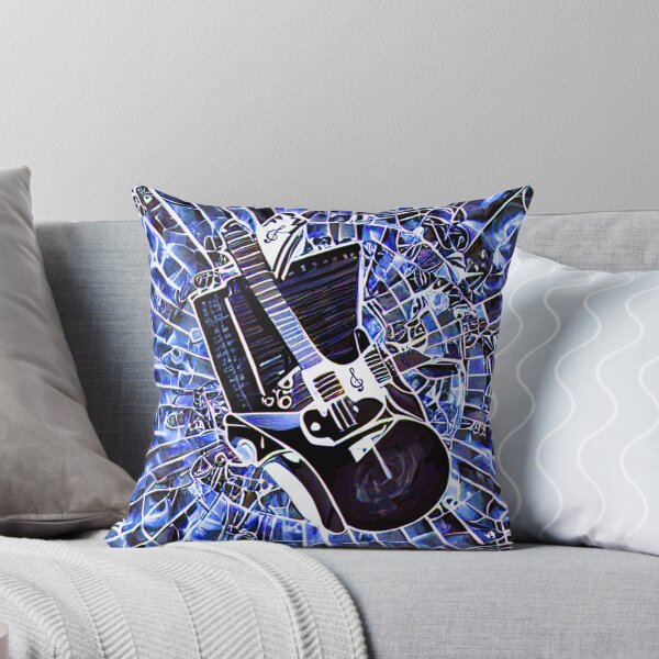 Item preview, Blue Fractal Guitar designed and sold by Artbellachi.