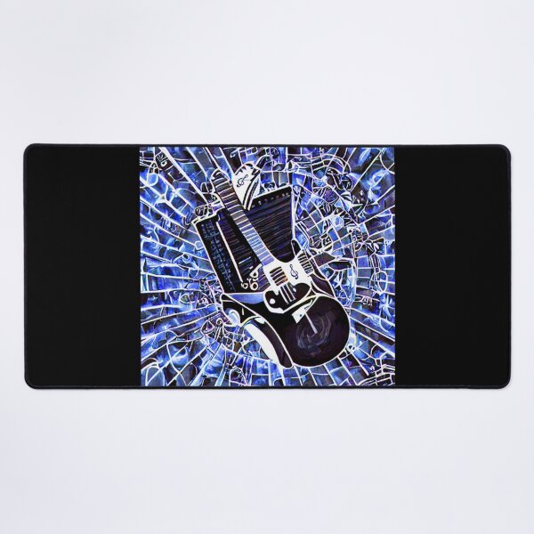 Item preview, Blue Fractal Guitar designed and sold by Artbellachi.