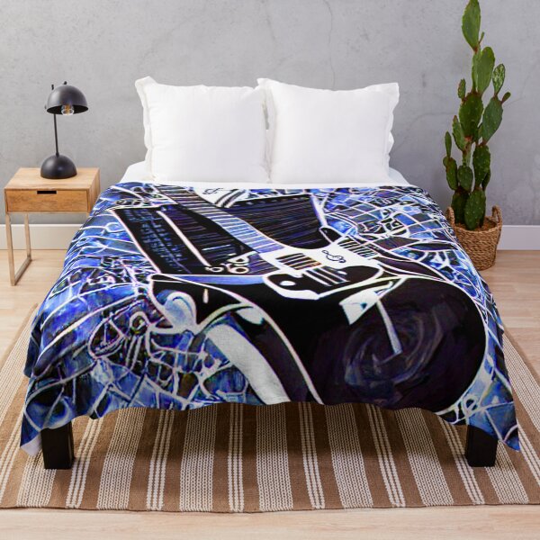 Item preview, Blue Fractal Guitar designed and sold by Artbellachi.