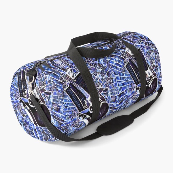 Item preview, Blue Fractal Guitar designed and sold by Artbellachi.