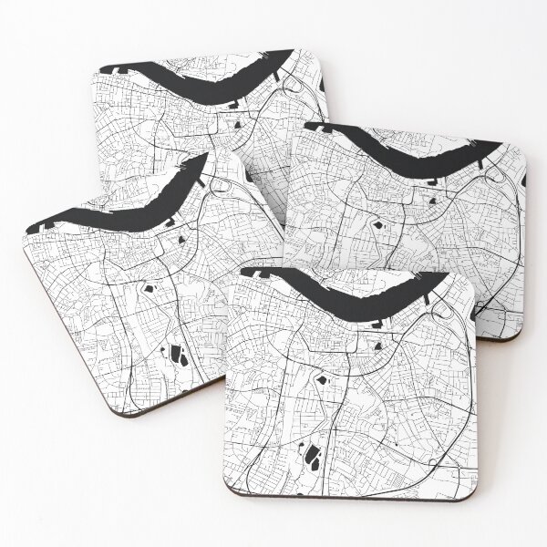 Item preview, Aalborg, Denmark Street Map designed and sold by InkistPrints.