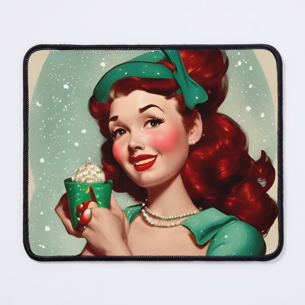 Item preview, Hot Chocolate 50s retro Christmas designed and sold by 90snerd.