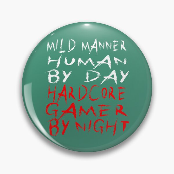 Item preview, Hardcore Gamer by Night   designed and sold by blancasi.