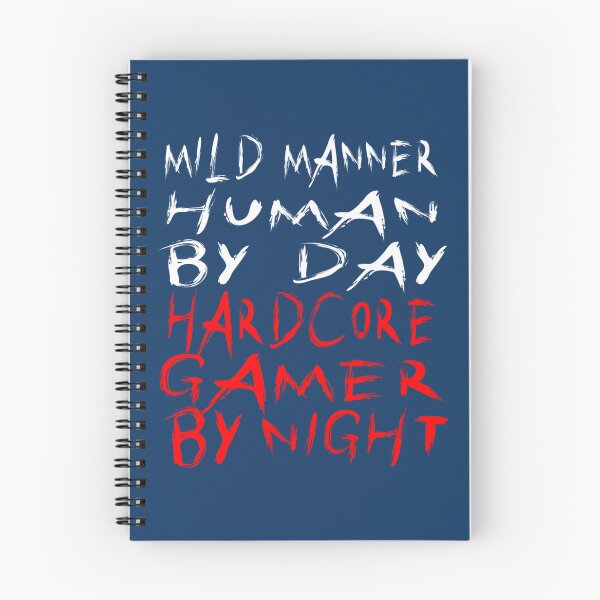 Item preview, Hardcore Gamer by Night   designed and sold by blancasi.