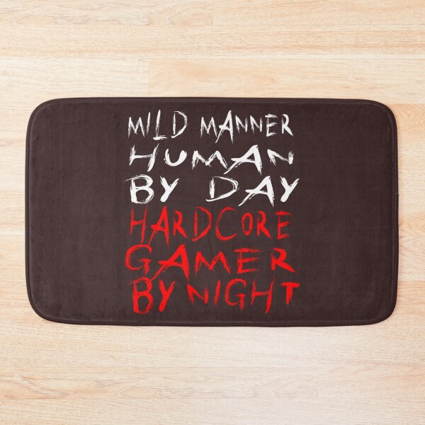 Item preview, Hardcore Gamer by Night   designed and sold by blancasi.