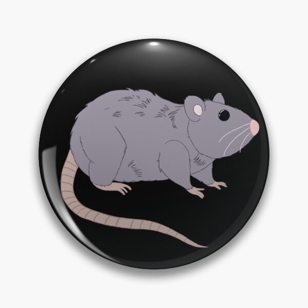Item preview, Grey rat  designed and sold by TeaTeaDraws.