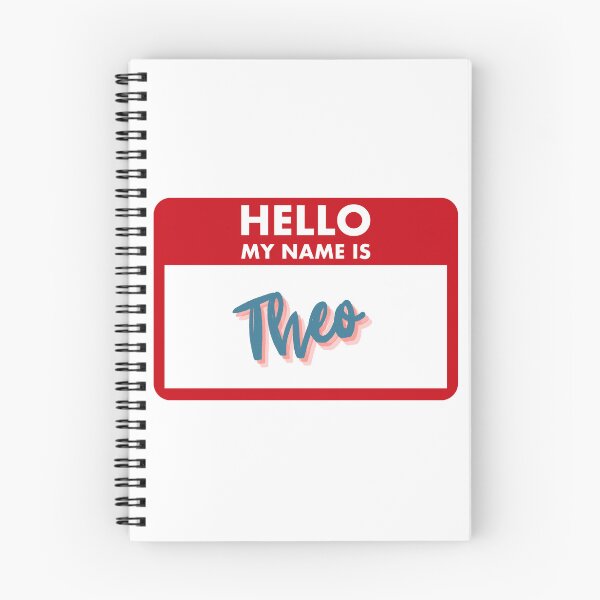Item preview, Hi My Name Is Theo Nametag designed and sold by babyrage.