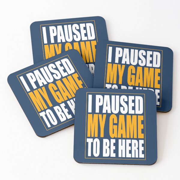 Item preview, I Paused My Game   designed and sold by blancasi.