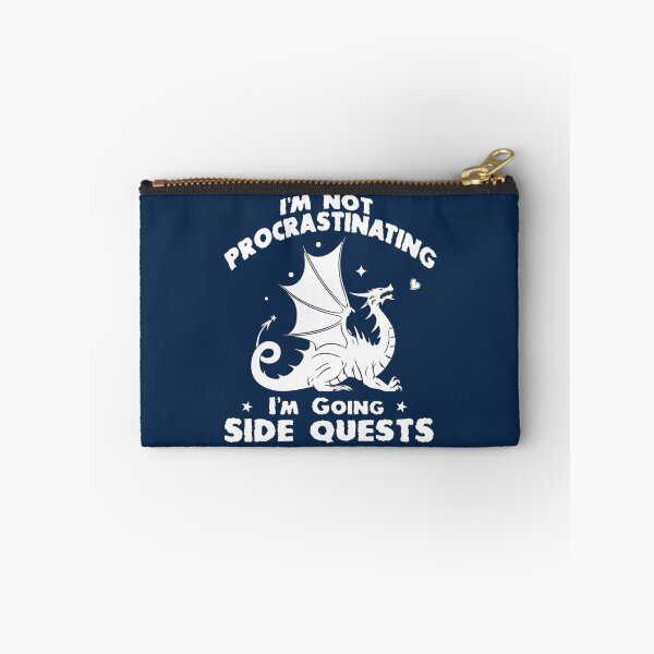 Item preview, Im Not Procrastinating Im Doing Side Quests Funny RPG Gamer Dragons    designed and sold by blancasi.