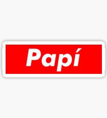 papi box logo Sticker