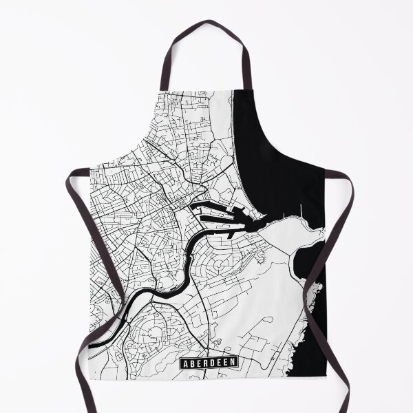 Artikelvorschau, Aberdeen, Scotland Street Map entworfen und verkauft von InkistPrints.
