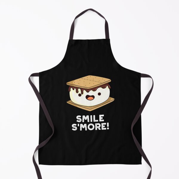 Item preview, Smile Smore Funny Sweet Food Puns (Dark BG) designed and sold by punnybone.