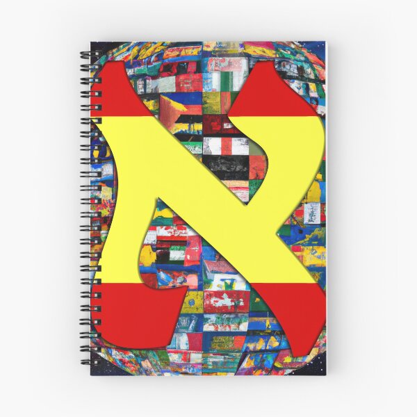 Item preview, Spain Alef Flag designed and sold by kabbalahart.