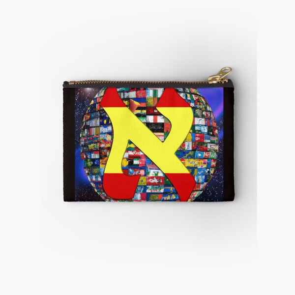 Item preview, Spain Alef Flag designed and sold by kabbalahart.