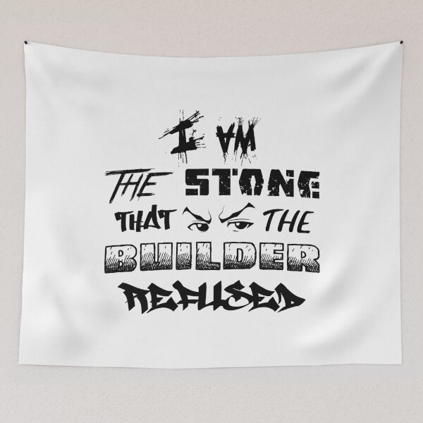 Item preview, I Am the Stone that the Builder Refused designed and sold by Drazhen.