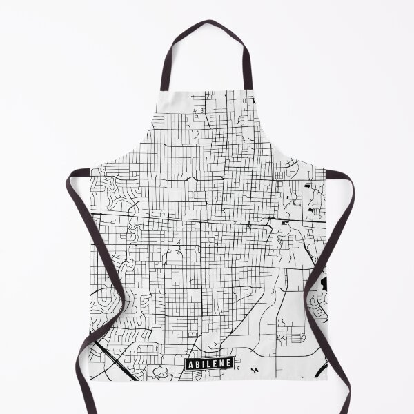 Item preview, Abilene, Texas Street Map designed and sold by InkistPrints.