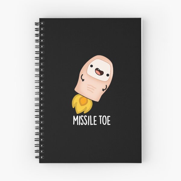 Item preview, Missile Toe Funny Mistletoe Puns (Dark BG) designed and sold by punnybone.