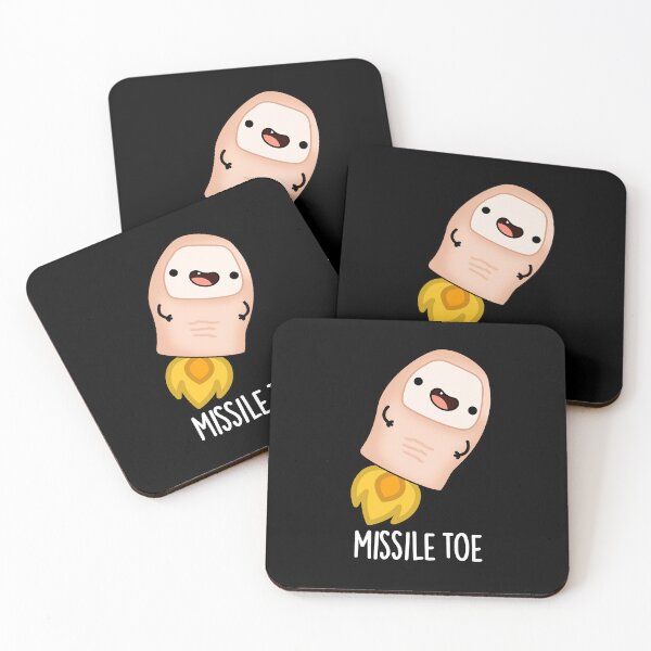Item preview, Missile Toe Funny Mistletoe Puns (Dark BG) designed and sold by punnybone.