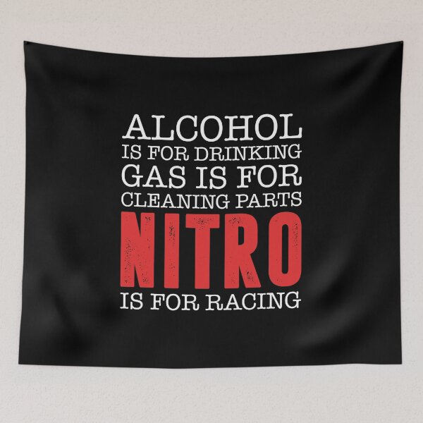 Item preview, Nitro Is For Racing, Funny Drag Boat Racer designed and sold by TheReallyNiceStuff.