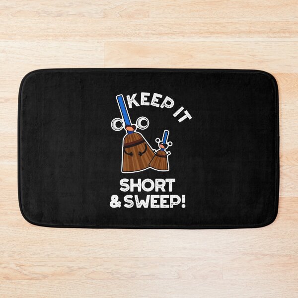 Item preview, Keep It Short And Sweet Funny Broom Puns (Dark BG) designed and sold by punnybone.