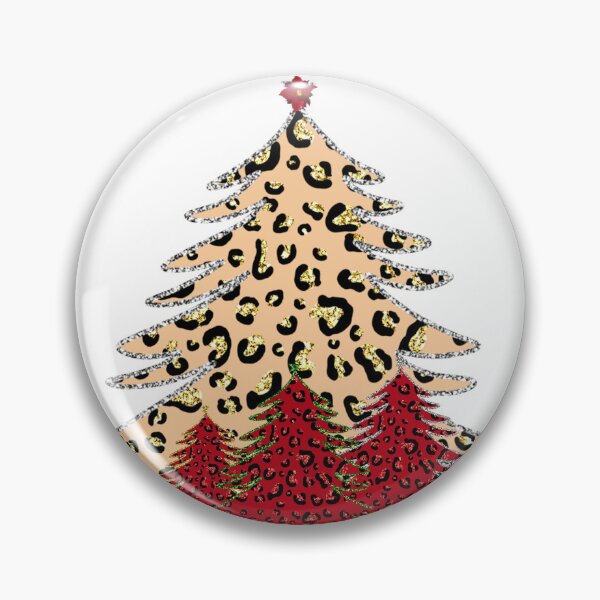 Item preview, Red and Yellow Cheetah Christmas Trees designed and sold by LanaDevon.