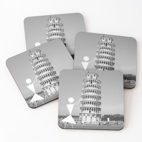 Item preview, Warli Woman Leaning Tower of Pisa designed and sold by AmitSellsShirts.