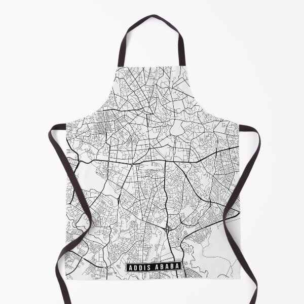 Item preview, Addis Ababa, Ethiopia Street Map designed and sold by InkistPrints.