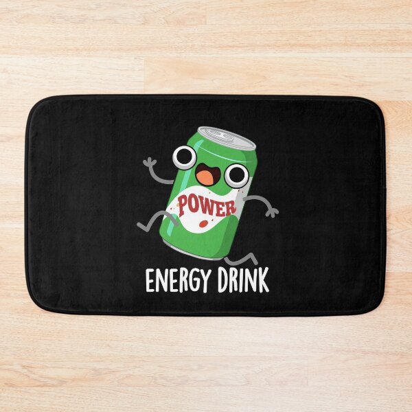 Item preview, Energy Drink Energetic Funny Drink Puns (Dark BG) designed and sold by punnybone.