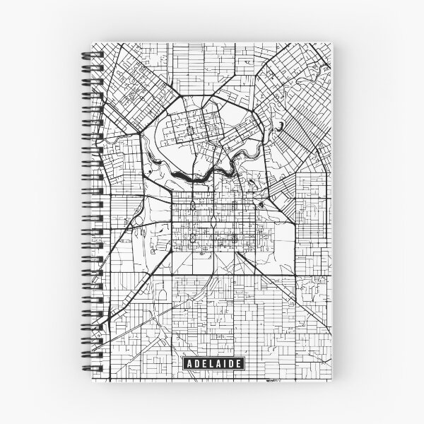 Item preview, Adelaide, Australia Street Map designed and sold by InkistPrints.