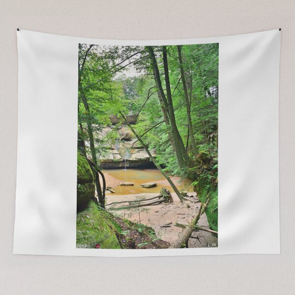 Item preview, Cedar Falls At Hocking Hill Vertical designed and sold by LisaWootenPhoto.