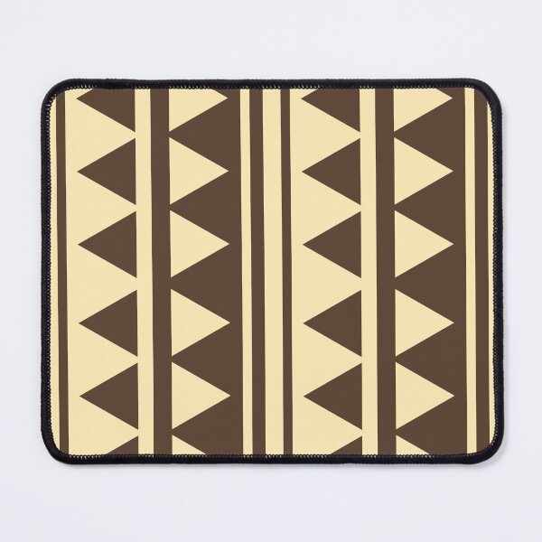 Item preview, Pattern - triangles in brown and cream designed and sold by SandraLSherrill.