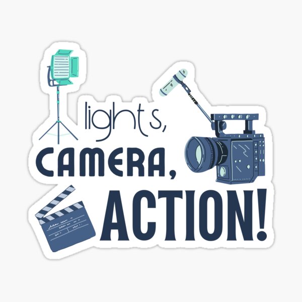 Lights Camera Action Television Sticker by Ocean Front Entertainment for  iOS & Android