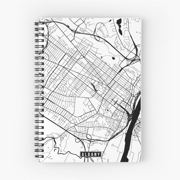 Item preview, Albany, New York Street Map designed and sold by InkistPrints.