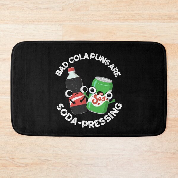 Item preview, Bad Cola Puns Are Soda-rn Depressing Funny Soda Puns (Dark BG) designed and sold by punnybone.