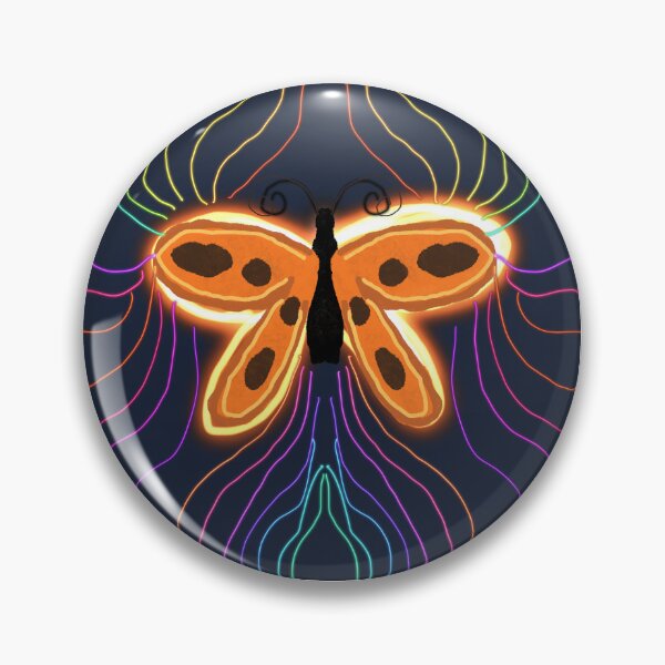 Item preview, Neon Butterfly  designed and sold by QueenBubbleshop.
